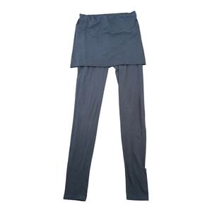 Splendid Womens Skort Leggings Charcoal Gray Supima Cotton Modal SBML2368 XS